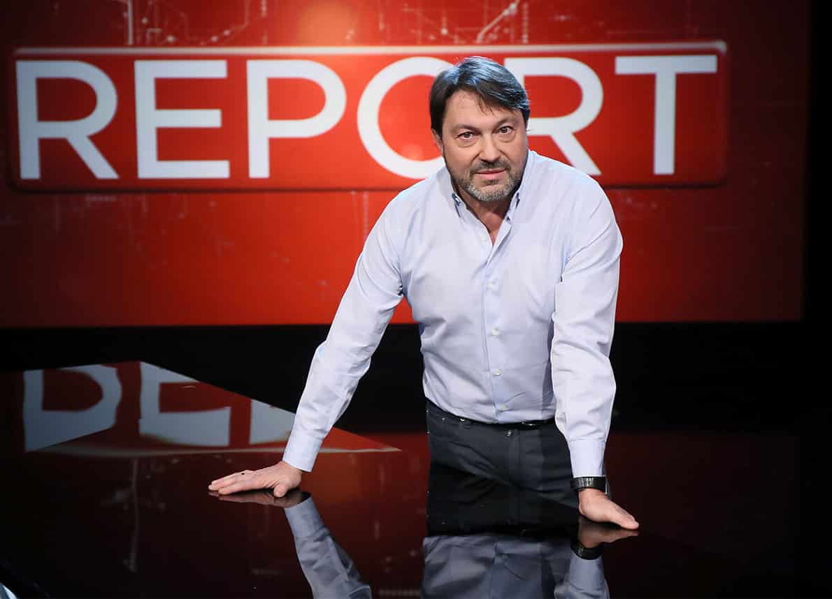 ROME, ITALY - APRIL 22: Sigfrido Ranucci attends a photocall for 'Report' Rai Tv show on April 22, 2017 in Rome, Italy. (Photo by Elisabetta A. Villa/Getty Images)