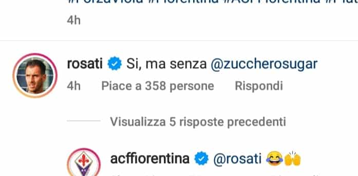 Caffè a Piatek fatto da Rosati? Pistolero scrive: "Rifacciamolo" Rosati risponde: "Senza zucchero"