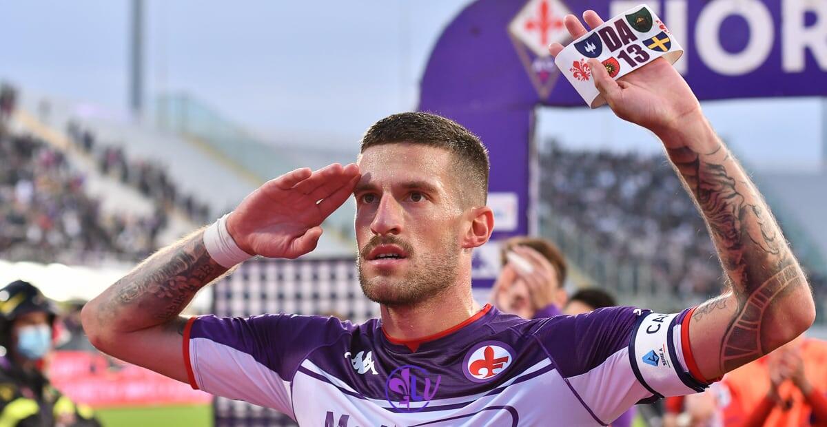 Biraghi si gode l'affetto: "Le cose belle nascono dopo scaramucce, io sembro antipatico all'inizio" - Firenze, stadio A.Franchi, 31.10.2021, Fiorentina-Spezia, foto Lisa Guglielmi. Copyright Labaroviola.com