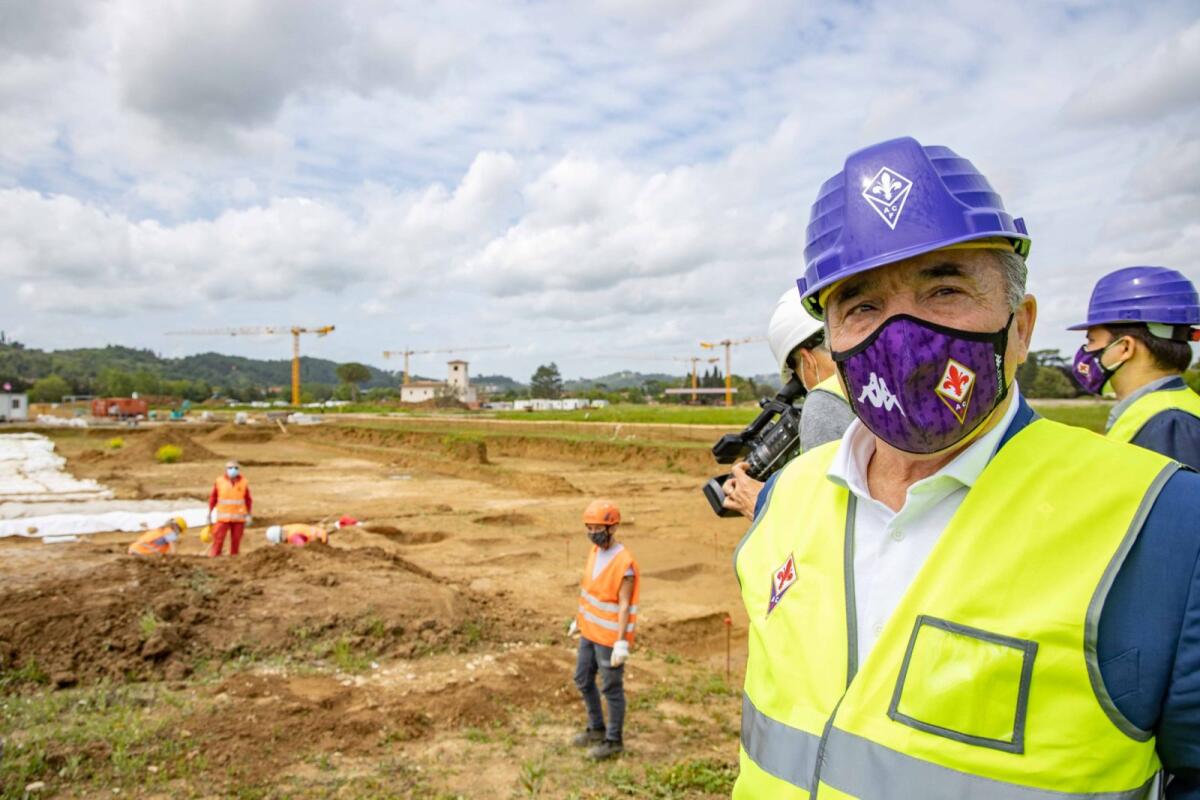 TgR, problema al Viola Park, fino al 2026 non ci saranno i parcheggi, la Fiorentina non ci sta - Bagno a Ripoli (FI), visita organizzata per la stampa nel Viola Park, accompagnati da Rocco Commisso, Joseph Commisso, Joe Barone e l'architetto Marco Casamonti 2021-05-18 © Niccolò Cambi/Massimo Sestini