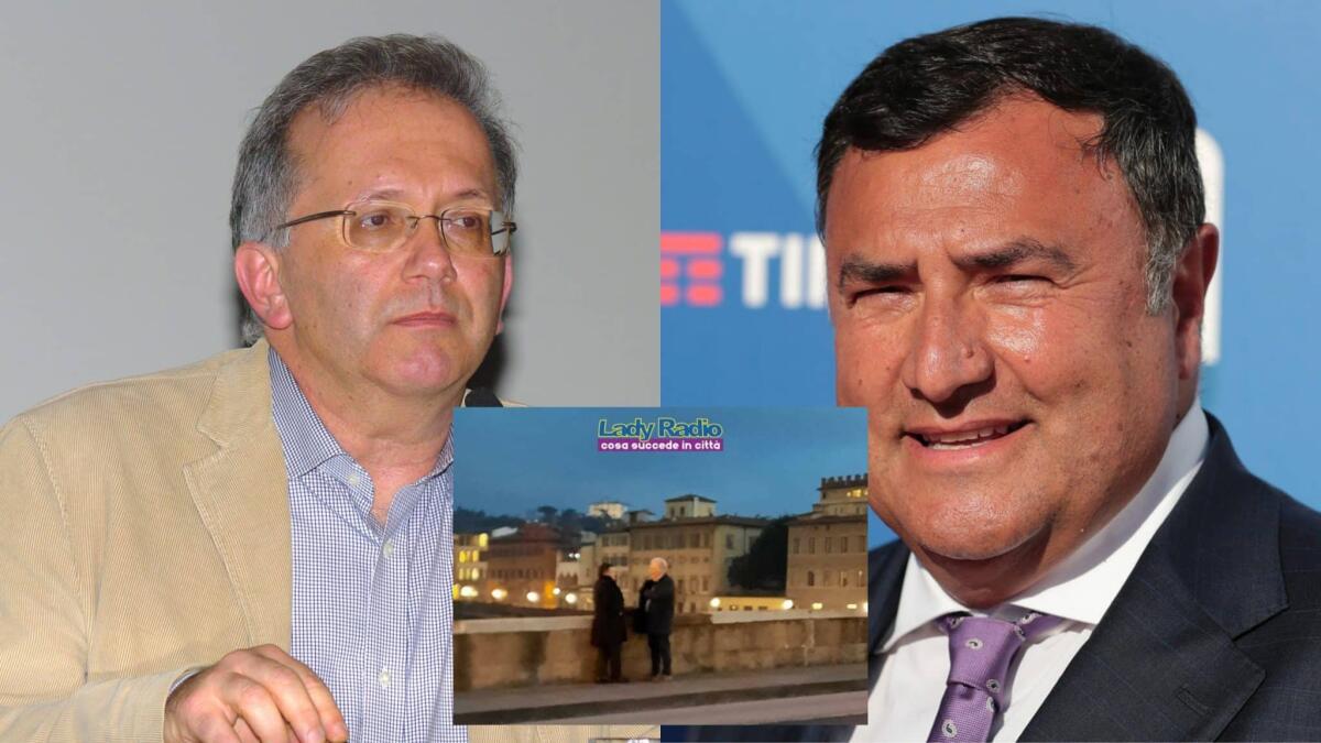 Pessina e Joe Barone sorpresi a colloquio in pieno centro a Firenze, Viola Park nei discorsi? - 