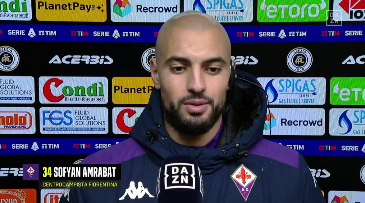 Amrabat è felice ma ammette: "Stavo per buttare via una bella prestazione con un errore" - 