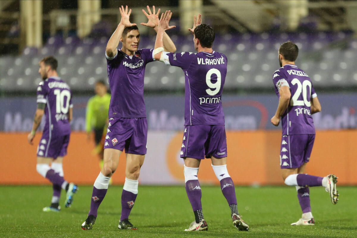 Milenkovic chiama, Vlahovic risponde: gol gemelli un incontro nel destino   - Foto di proprietà di ACF Fiorentina. Riproduzione vietata ©