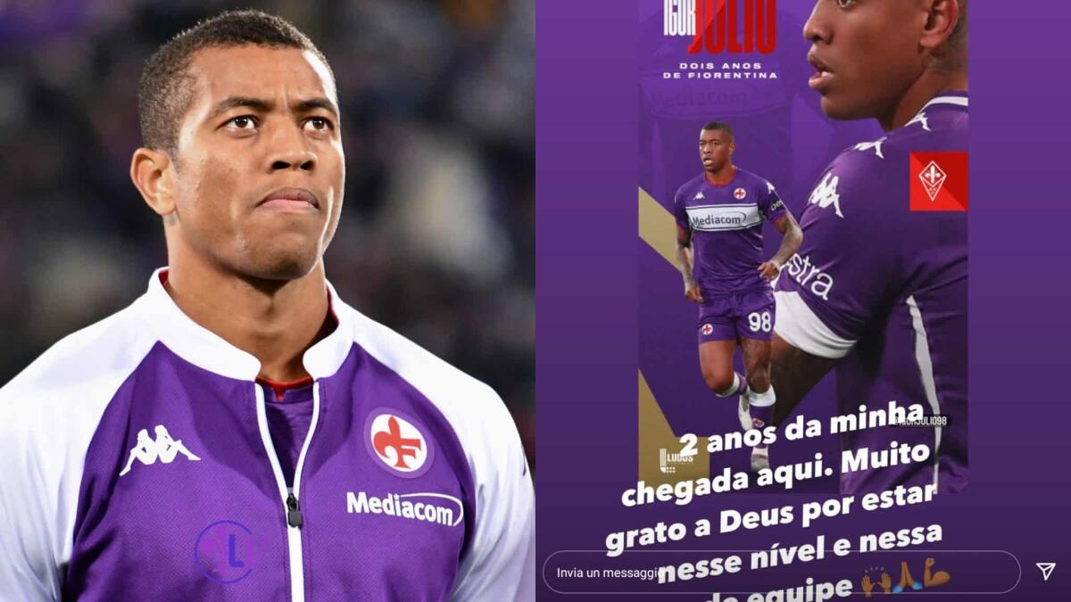 Igor festeggia la permanenza alla Fiorentina: "Grazie a Dio sto giocando qui da due anni" - 