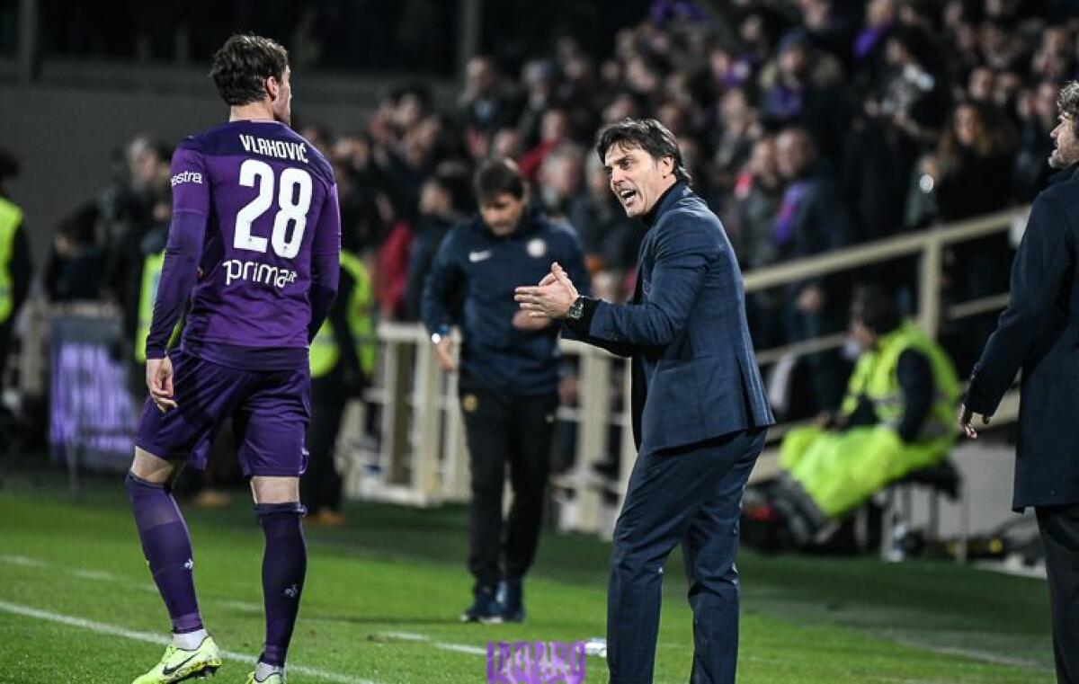 Montella: "Centellinavo Vlahovic perchè avevo paura si bruciasse in una piazza come Firenze" - Firenze, stadio Artemio Franchi, 15.12.2019, Fiorentina-Inter, Foto Fiorenzo Sernacchioli. Copyright Labaroviola.com