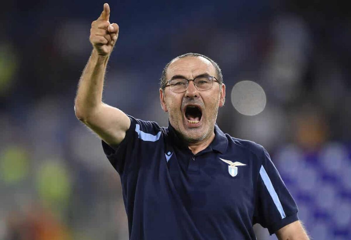 Il Messaggero, Caos in casa Lazio, Sarri si è sfogato in privato poi il colloquio con Immobile - Roma 26/09/2021 - campionato di calcio serie A / Lazio-Roma / foto Image Sport
nella foto: Maurizio Sarri
