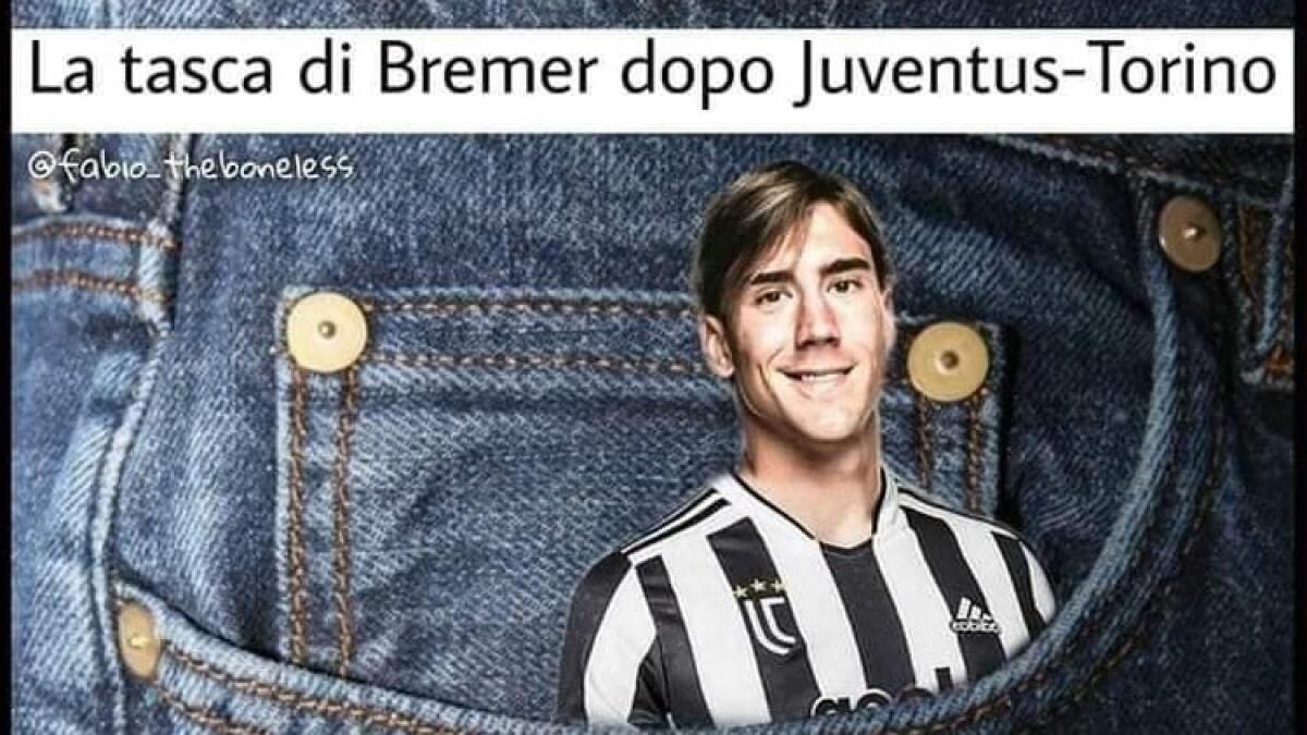 Tifosi viola scatenati sui social, alla ricerca di Alfio da Potenza e di Vlahovic nel taschino di Bremer - 