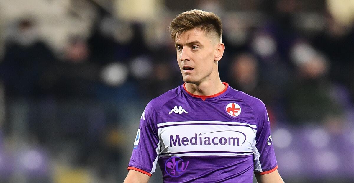 Piatek ora vuole il gol in campionato: il polacco punta al riscatto fissato a 15 milioni - Firenze, stadio A.Franchi, 05.02.2022, Fiorentina-Lazio, foto Lisa Guglielmi. Copyright Labaroviola.com