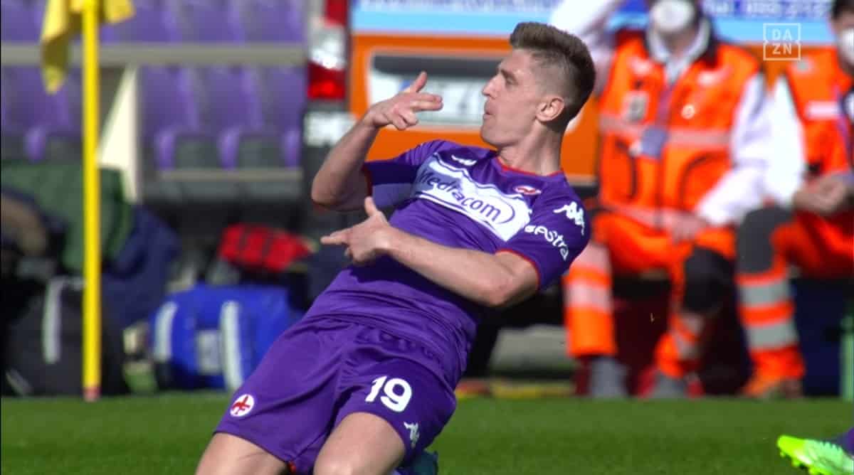 La Fiorentina ha vinto il 63,3% di contrasti contro la Dea, 50% di precisione al tiro