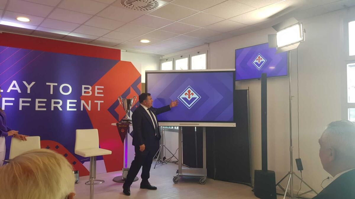 PRESENTATO IL NUOVO LOGO DELLA FIORENTINA, BARONE: "IDENTITA' UNICA NEL MONDO" - 