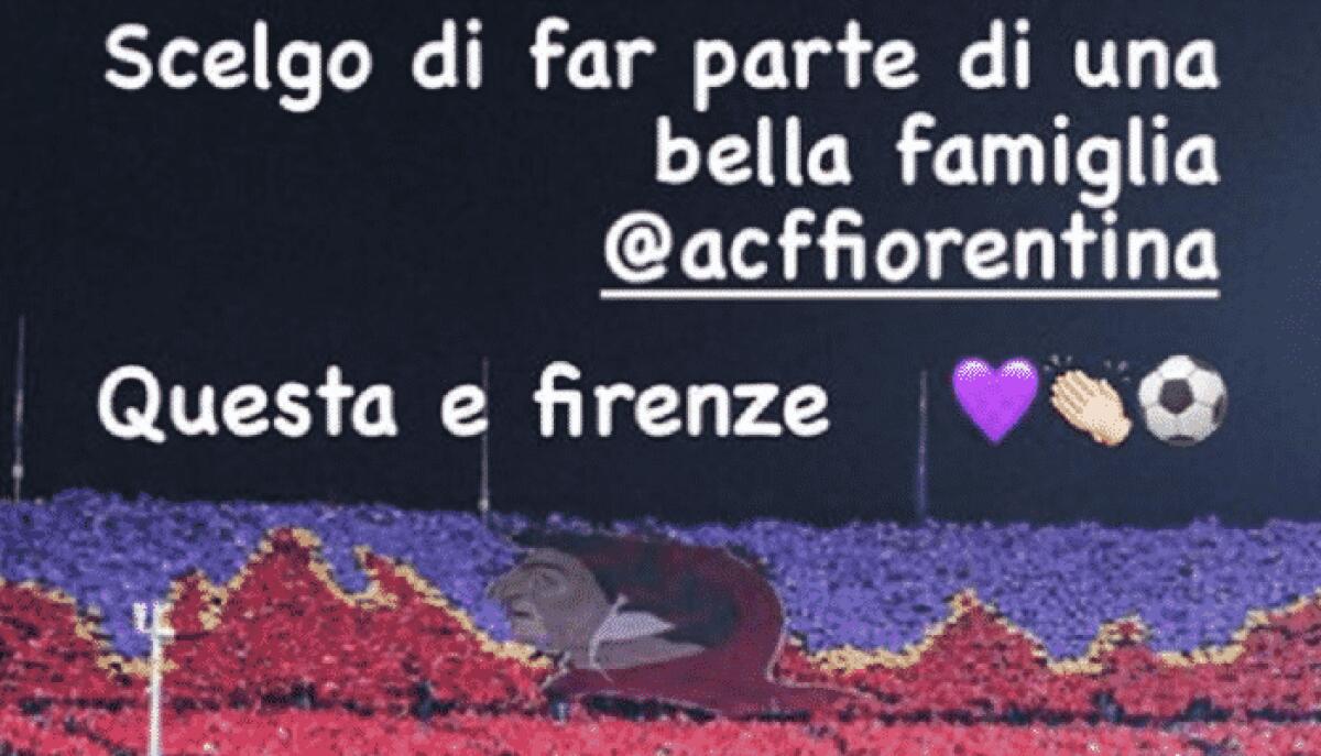 Il messaggio di amore di Torreira: "Scelgo di far parte di una bella famiglia, questa è Firenze" - 