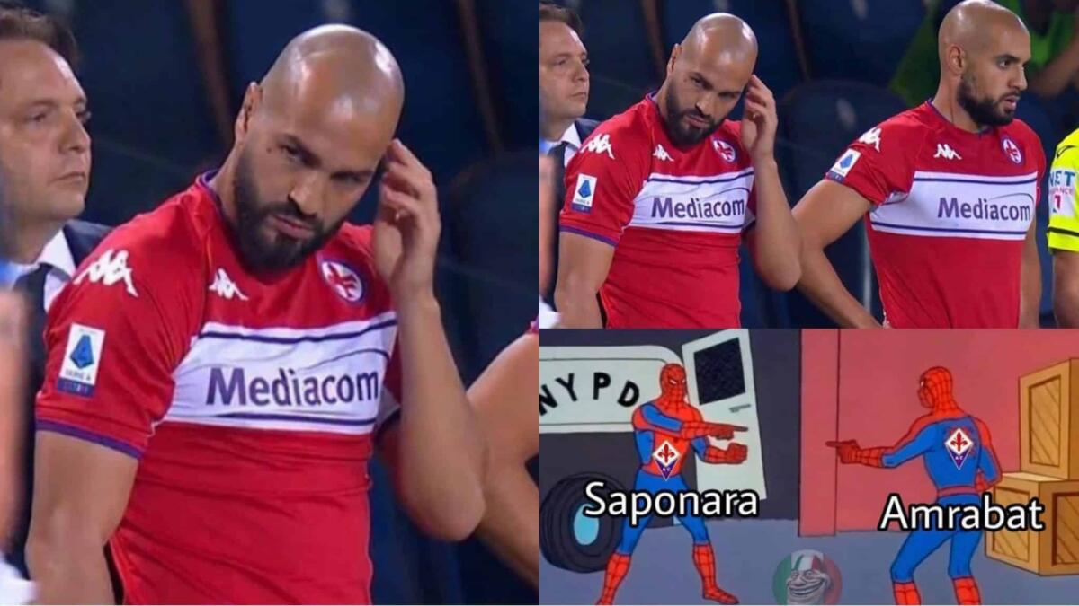 Amrabat scherza: "Non vedo somiglianza con Saponara. Più bello di me? Non penso, è un fratello" - 