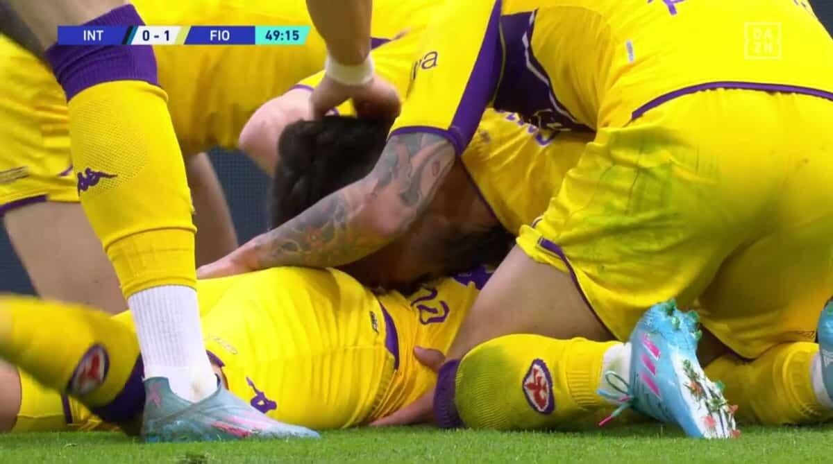 Torreira illude la Fiorentina ma poi la partita finisce in parità: impresa sfiorata a San Siro - 