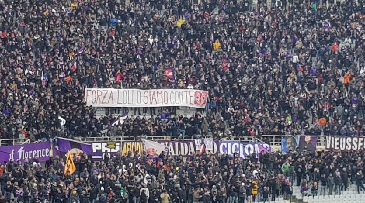 "Forza Lollo siamo con te" poi la Fiesole canta "Lorenzo uno di noi". L'omaggio per Venuti - 