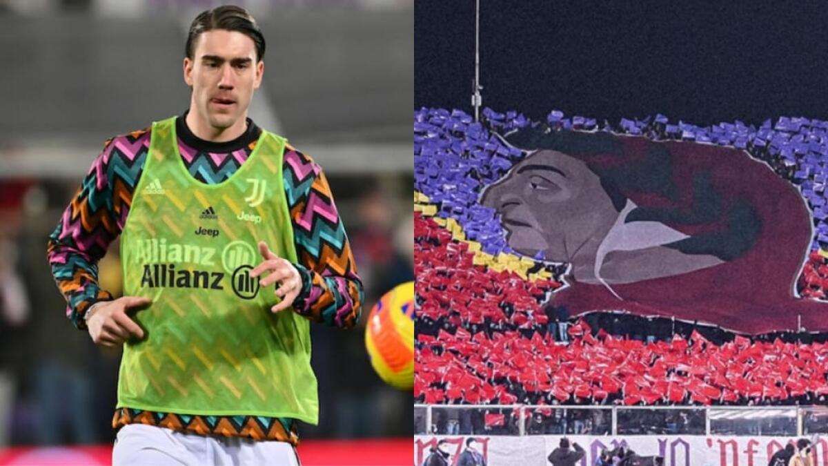 Il Giudice Sportivo multa la Fiorentina di 10 mila euro per alcuni cori contro Dusan Vlahovic - 