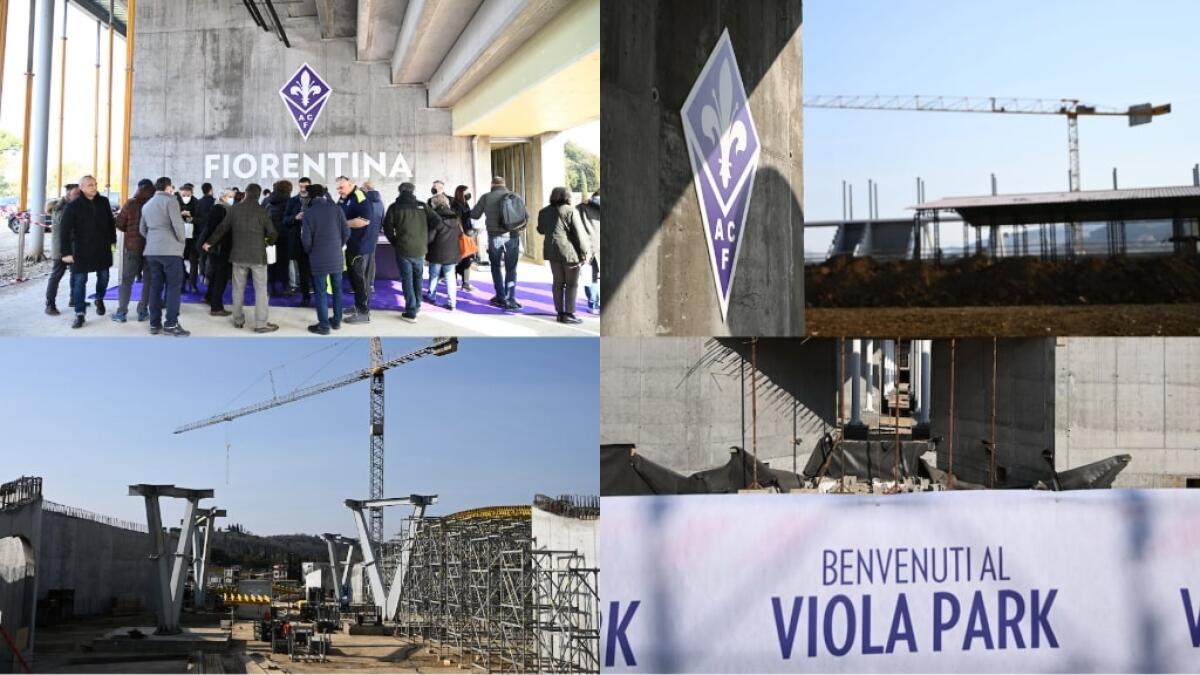 Tutte le foto del Viola Park a 9 mesi dalla sua inaugurazione. Presenti sindaci città metropolitana - 
