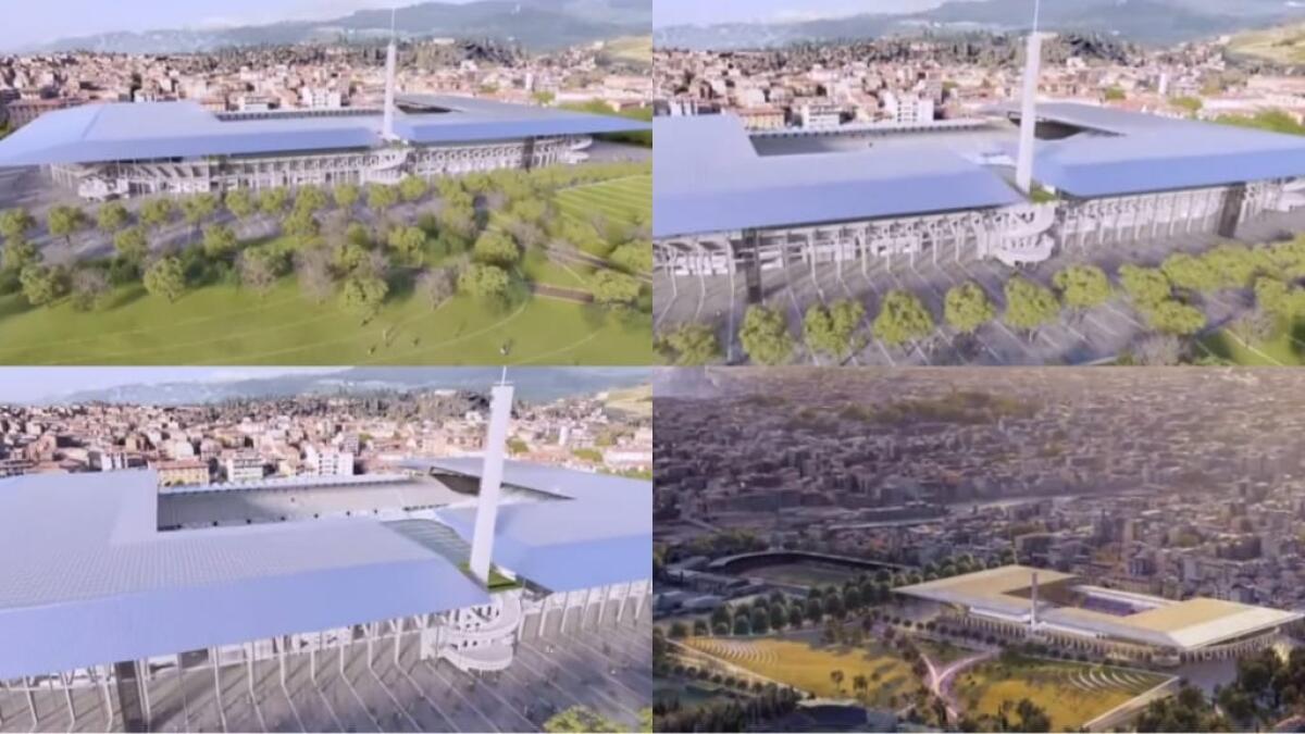IL NUOVO STADIO DELLA FIORENTINA, SCELTO IL PROGETTO VINCITORE, PRONTO NEL 2025 - 