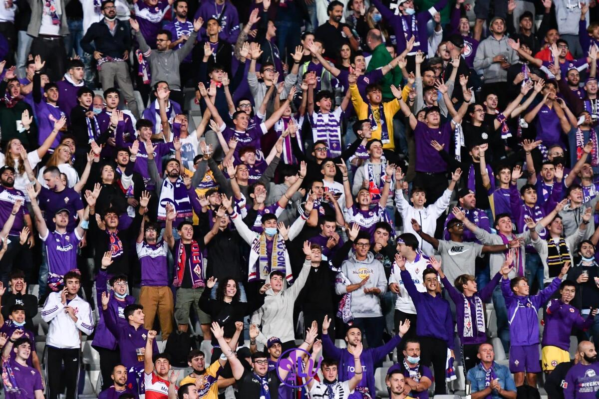 Denunciato un ragazzo fiorentino di 20 anni per aver lanciato un oggetto ai tifosi della Juventus - Firenze, stadio A.Franchi, 21.09.2021, Fiorentina-Inter, foto Lisa Guglielmi. Copyright Labaroviola.com