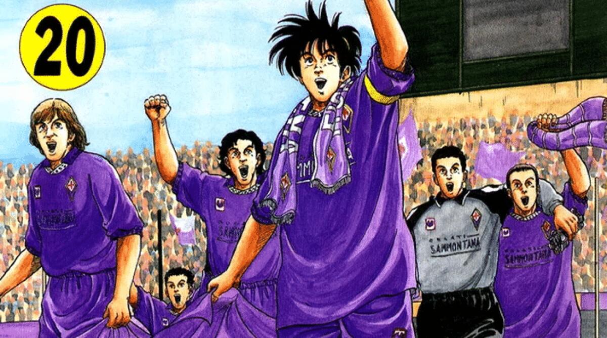 La Fiorentina diventa un manga in Giappone e vince lo scudetto. Il cartone con Batistuta e Rui Costa - 