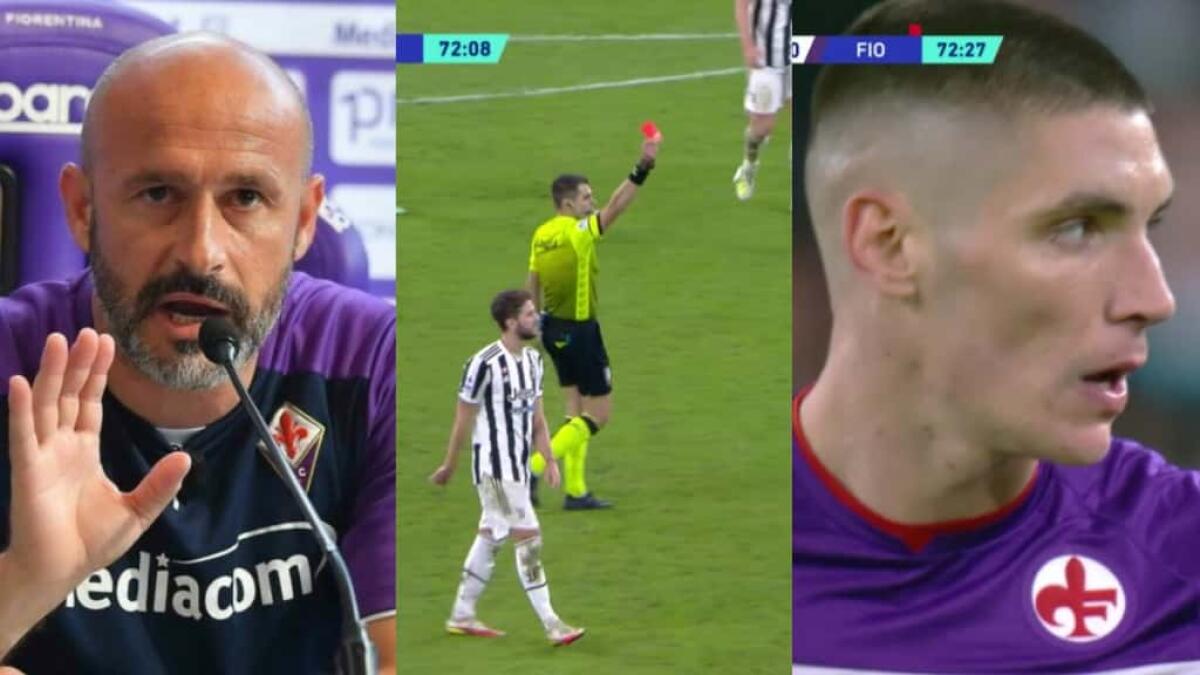 Italiano non dimentica: "Contro la Juventus abbiamo perso per colpa del rosso dubbio a Milenkovic" - 