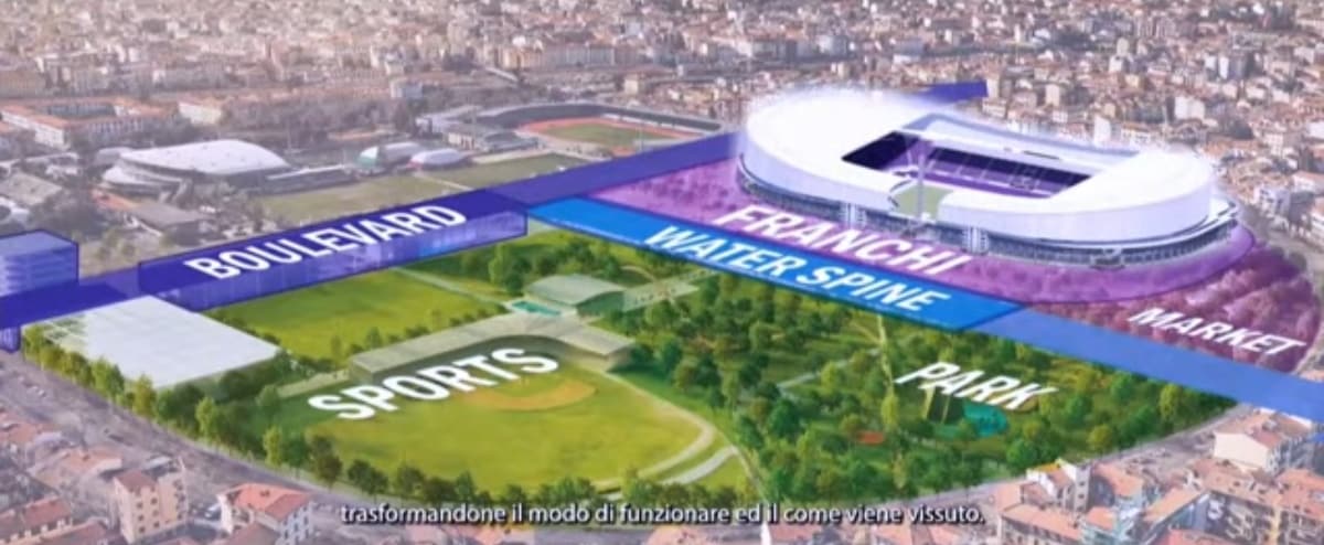Gli otto progetti per il nuovo stadio della Fiorentina, uno di questi sarà scelto e pronto nel 2025