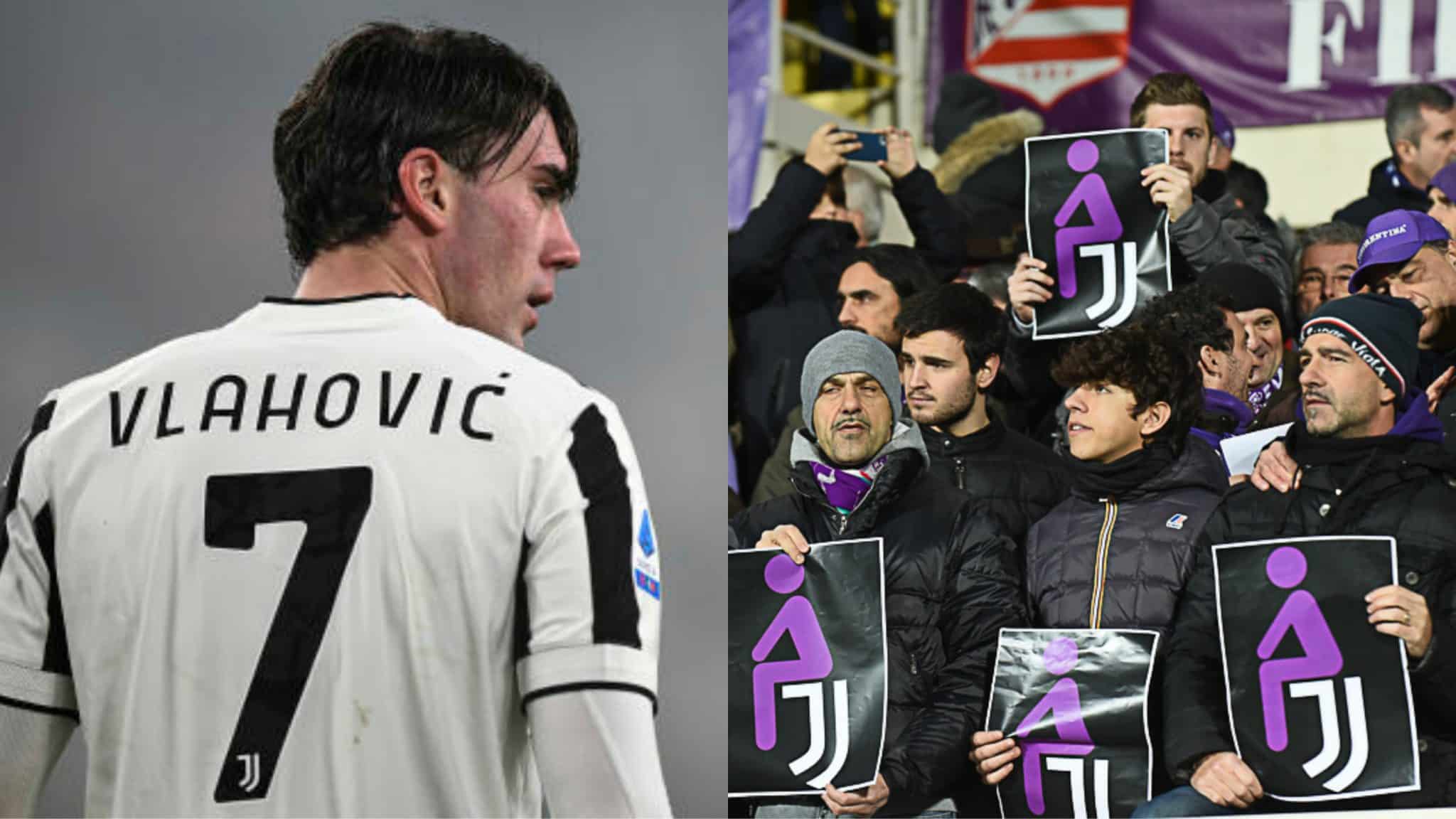 In vendita fuori la curva Fiesole dei fischietti anti gobbo per accogliere il ritorno di Vlahovic