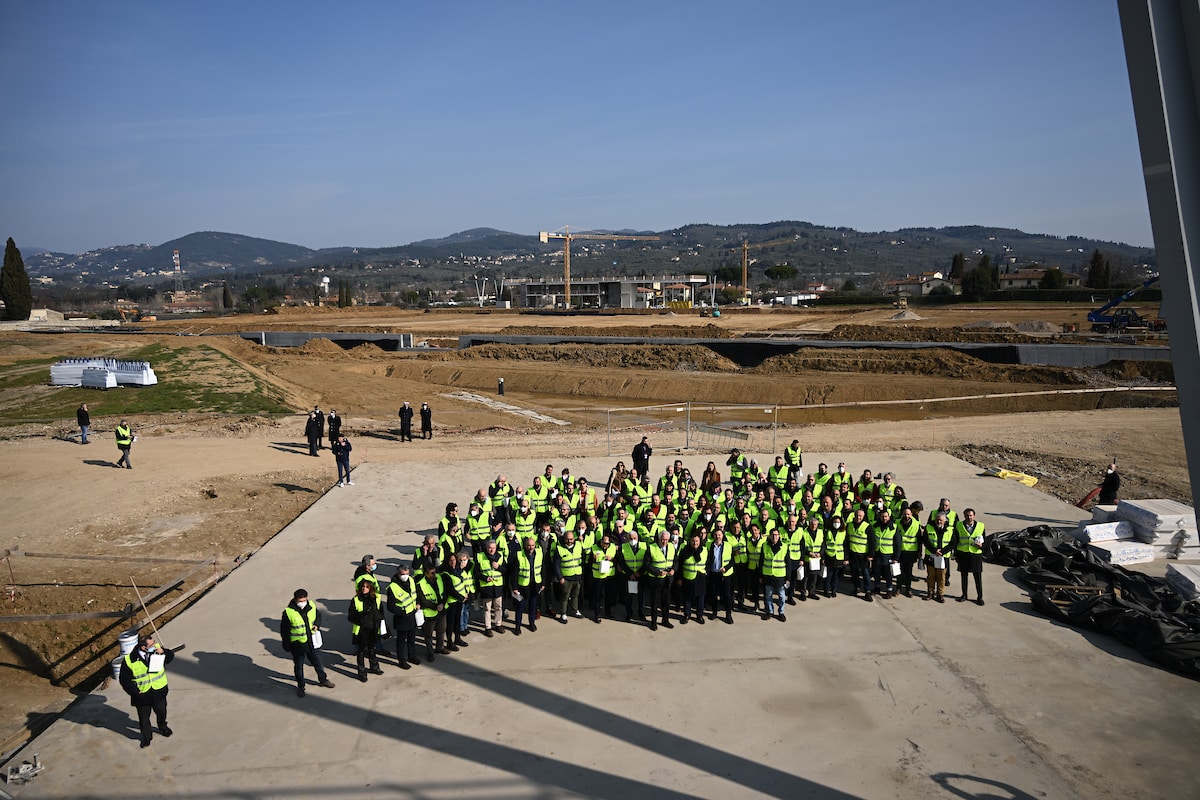 Tutte le foto del Viola Park a 9 mesi dalla sua inaugurazione. Presenti sindaci città metropolitana