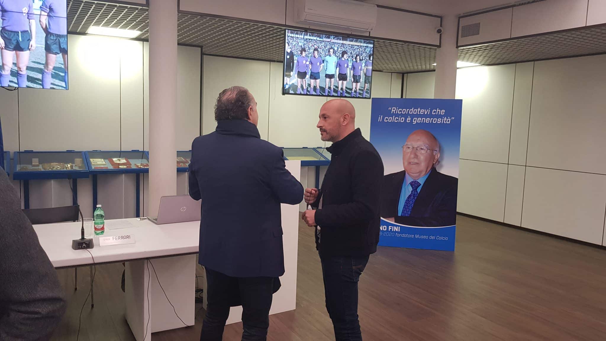 Italiano, Joe Barone e Pradè a Coverciano per la consegna delle due coppe Viareggio alla Fiorentina