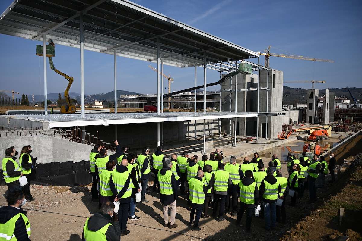 Tutte le foto del Viola Park a 9 mesi dalla sua inaugurazione. Presenti sindaci città metropolitana
