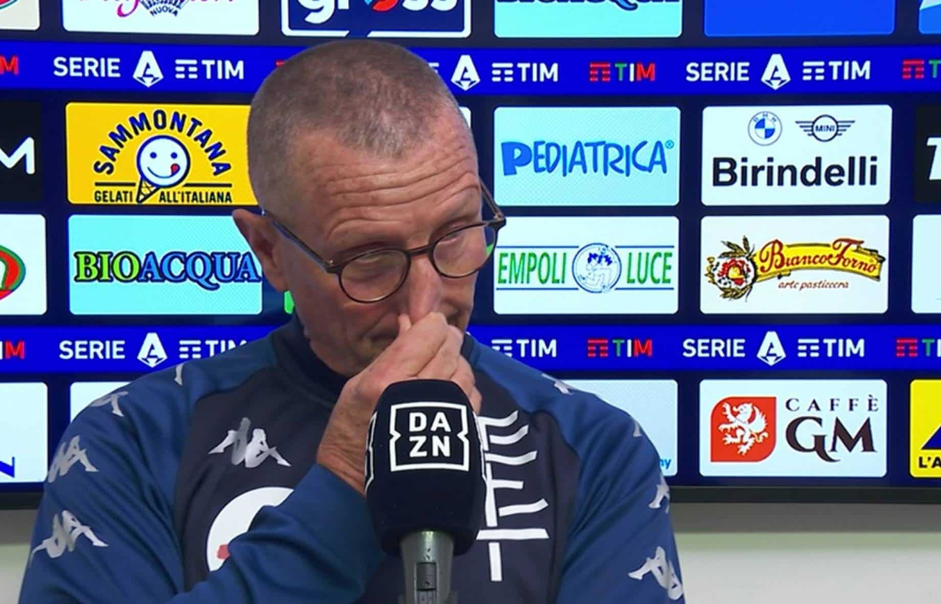 Andreazzoli: ''Benassi è indietro sul piano fisico e atletico, ma lo sapevamo. Lo aspettiamo''