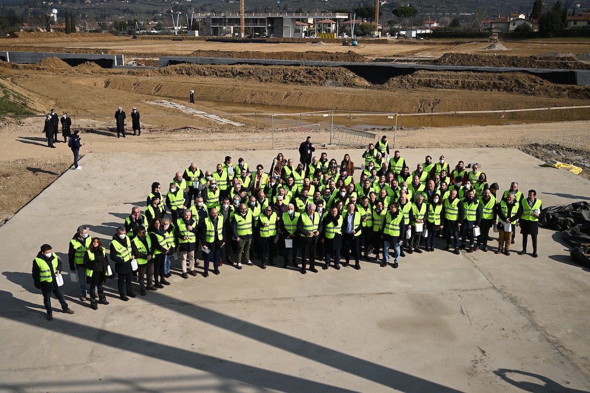 Tutte le foto del Viola Park a 9 mesi dalla sua inaugurazione. Presenti sindaci città metropolitana