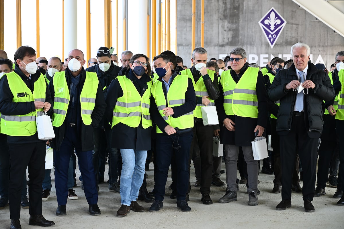 Tutte le foto del Viola Park a 9 mesi dalla sua inaugurazione. Presenti sindaci città metropolitana