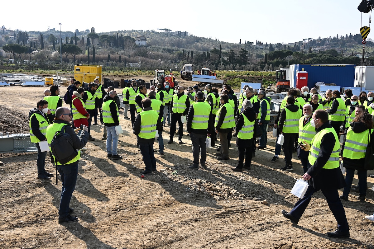 Tutte le foto del Viola Park a 9 mesi dalla sua inaugurazione. Presenti sindaci città metropolitana