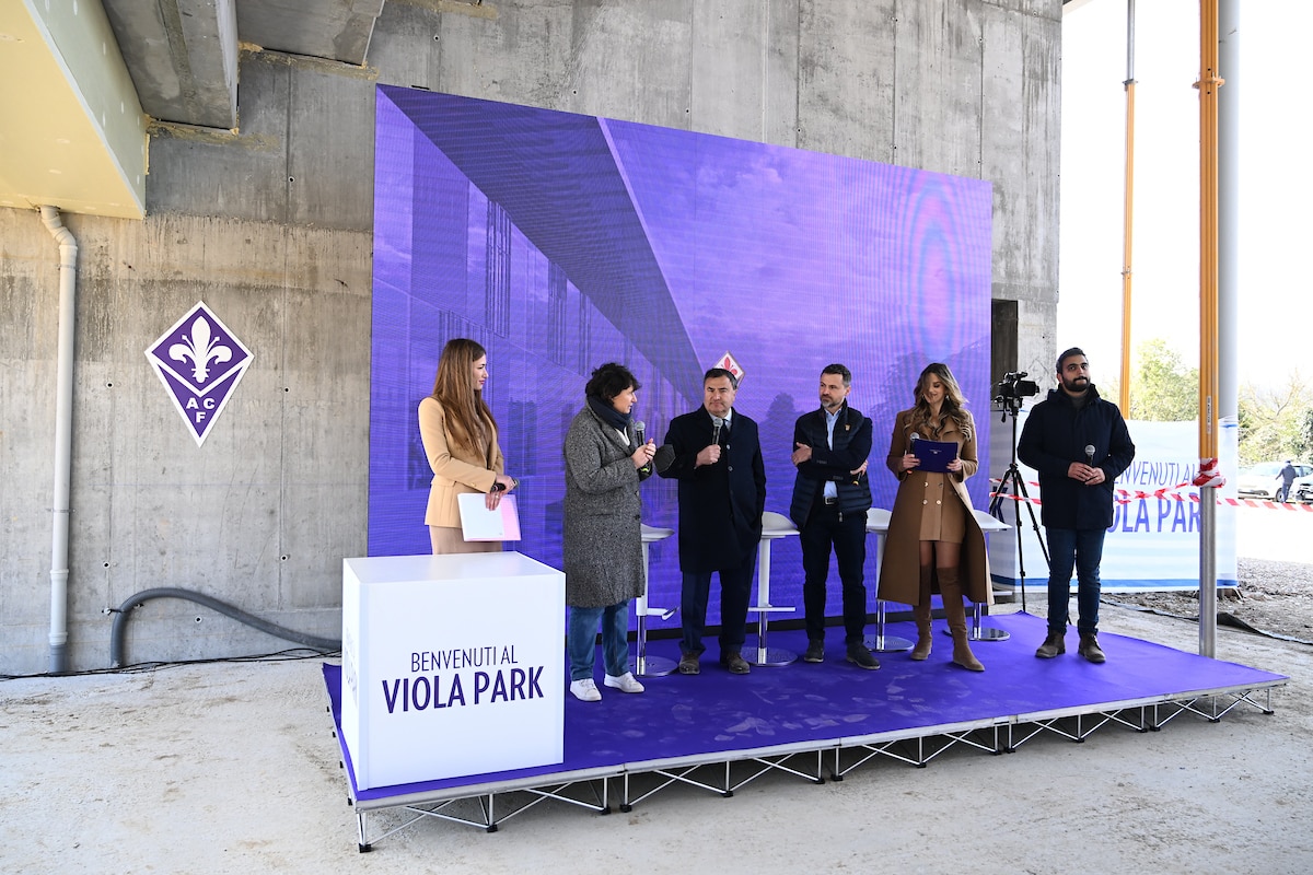 Tutte le foto del Viola Park a 9 mesi dalla sua inaugurazione. Presenti sindaci città metropolitana