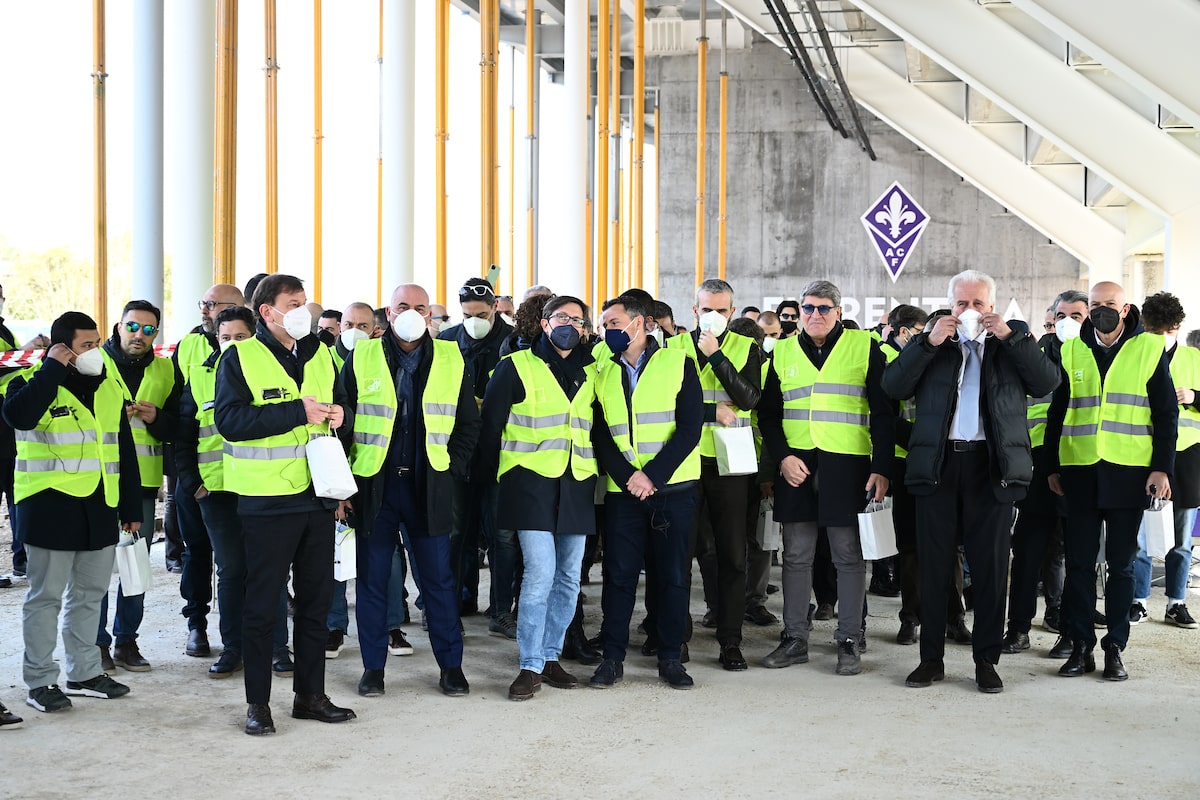 Tutte le foto del Viola Park a 9 mesi dalla sua inaugurazione. Presenti sindaci città metropolitana