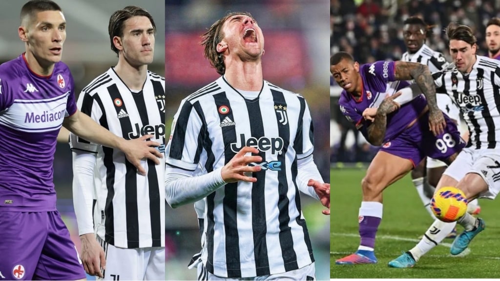 "Ma Allegri lo ha messo in campo?" Vlahovic non prende bene lo sfottò e blocca Passione Fiorentina