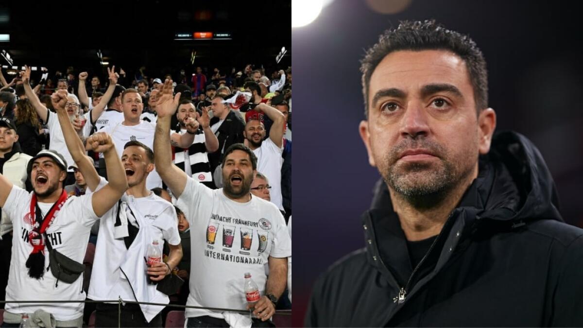 30 mila tifosi del Francoforte al Camp Nou, per un errore del Barcellona nei biglietti. Xavi attacca - 