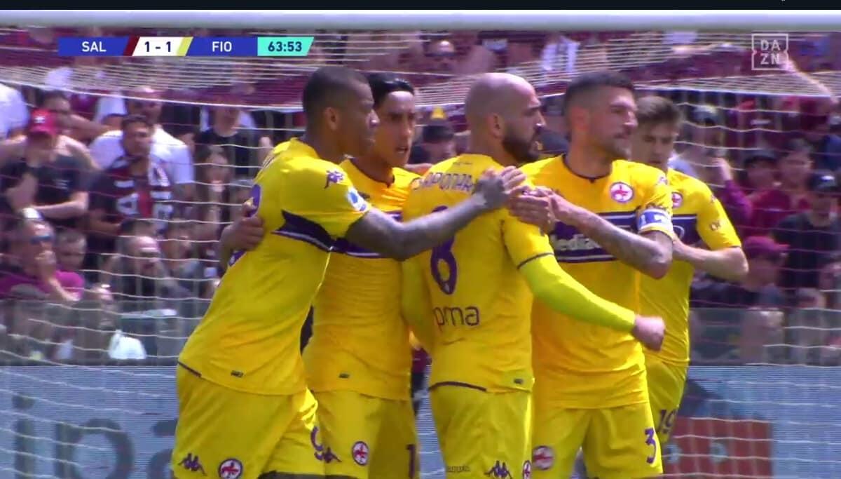 La Fiorentina affonda all'Arechi, la Salernitana vince 2-1. Battuta d'arresto per l'Europa - 
