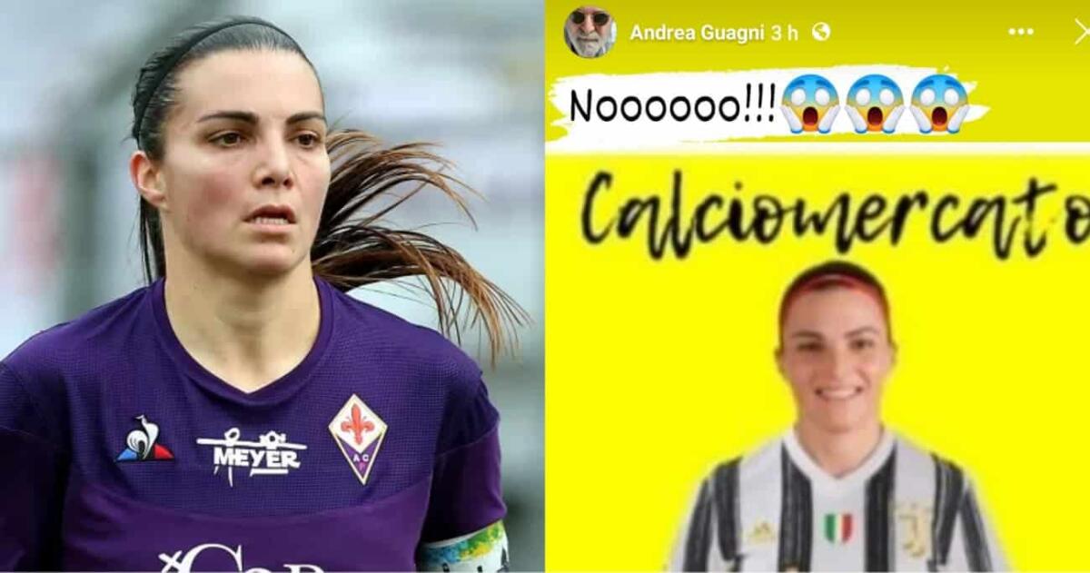 La fiorentina Alia Guagni viene accostata alla Juventus. Il padre spaventato commenta: "Noooo" - 