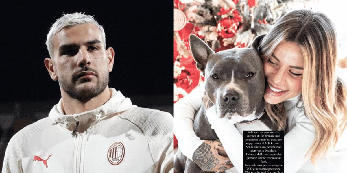 Il cane di Theo Hernandez azzanna un vicino e gli causa diverse fratture. E già il secondo episodio - 