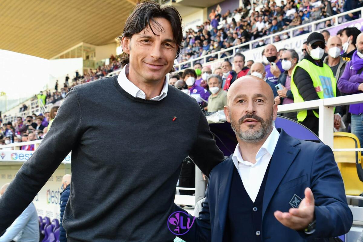 La stima di Cioffi: "Grande ammirazione per quello che Italiano sta costruendo alla Fiorentina" - Vincenzo Italiano e Gabriele Cioffi