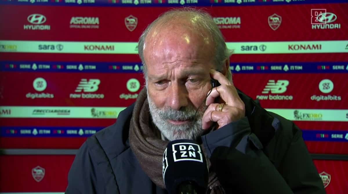Furia Sabatini in diretta: "Sono inca**ato, dalla Roma di Mourinho arroganza. Cose mai viste"