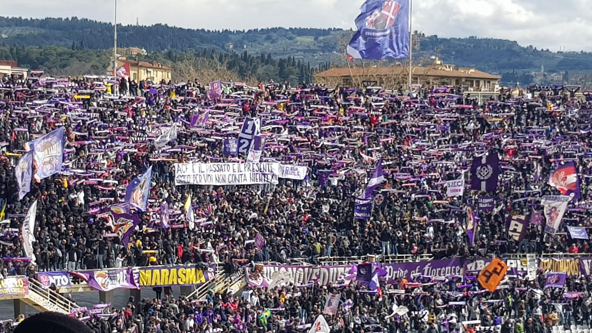 Curva Fiesole contro la società: "ACF è il passato e il presente, solo per voi non conta niente"