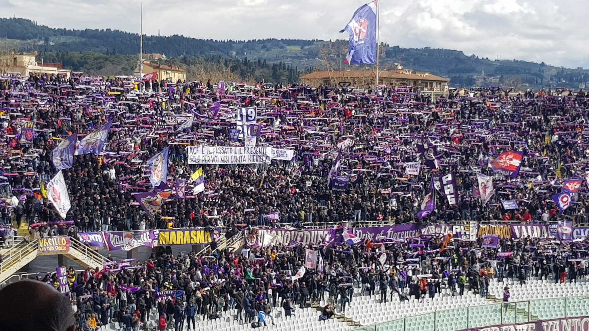 Curva Fiesole contro la società: "ACF è il passato e il presente, solo per voi non conta niente"