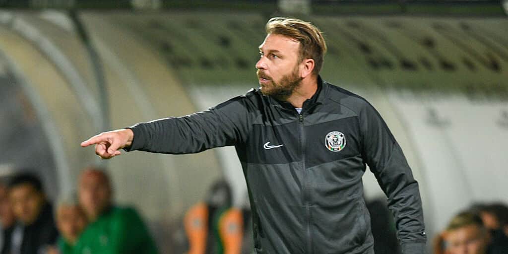 VENEZIA, ITALY - MAY 27: Serie B match between Venezia FC and AC Cittadella at Pier Luigi Penzo Stadium on JMay 27, 2021 in Venice, Italy. In the pic: Paolo Zanetti (Venezia)