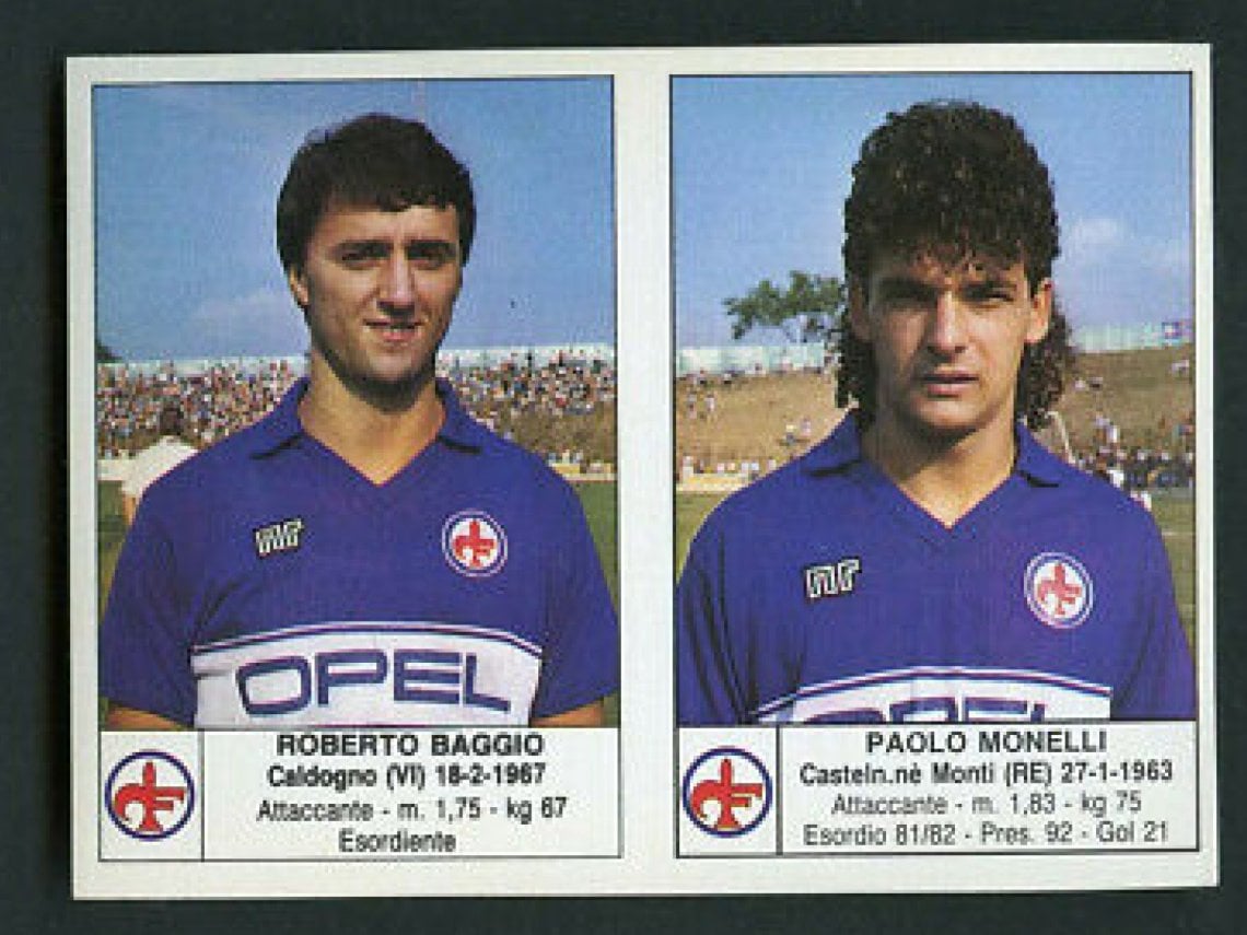Una figurina sbagliata che vale quasi 6 milioni di euro. C'è anche quella di Baggio con la Fiorentina