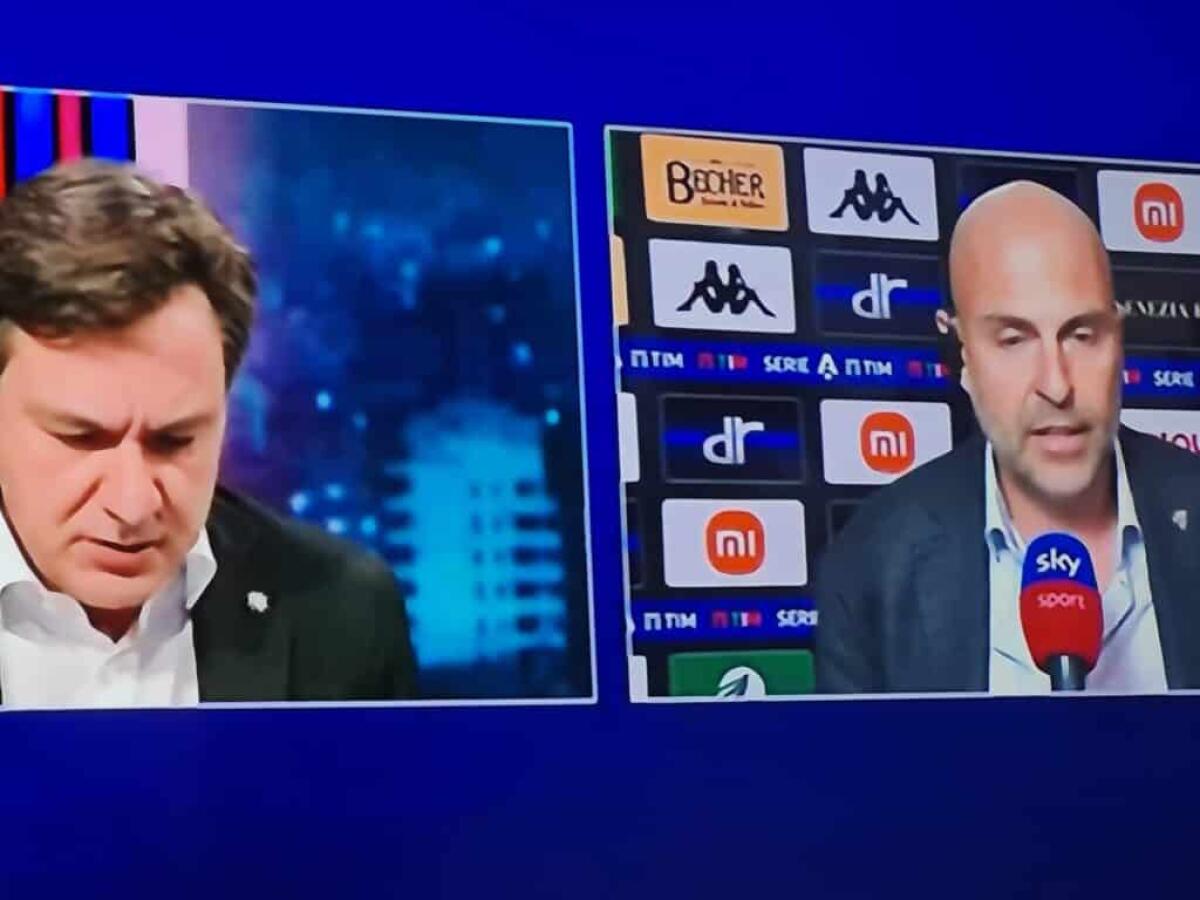 Lite Caressa e Giulini in diretta: "Ci hai infamato" la risposta: "Cambiati 3 allenatori, non colpa nostra" - 