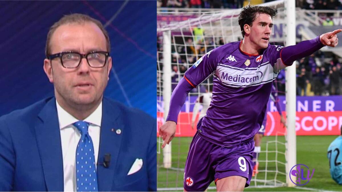 Trevisani ammette: "Vlahovic stava al gioco della Fiorentina come il parmigiano sta sulla pasta al sugo" - 