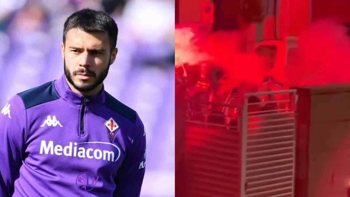 Tifosi viola sotto casa di Venuti per sostenerlo e lui scrive: "Questi soni i fiorentini" - 
