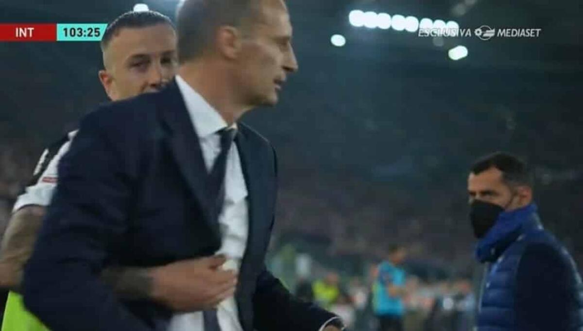 Questa volta catenaccio e fortuna non bastano, Juventus prende 4 gol dall'Inter. Furia Allegri - 